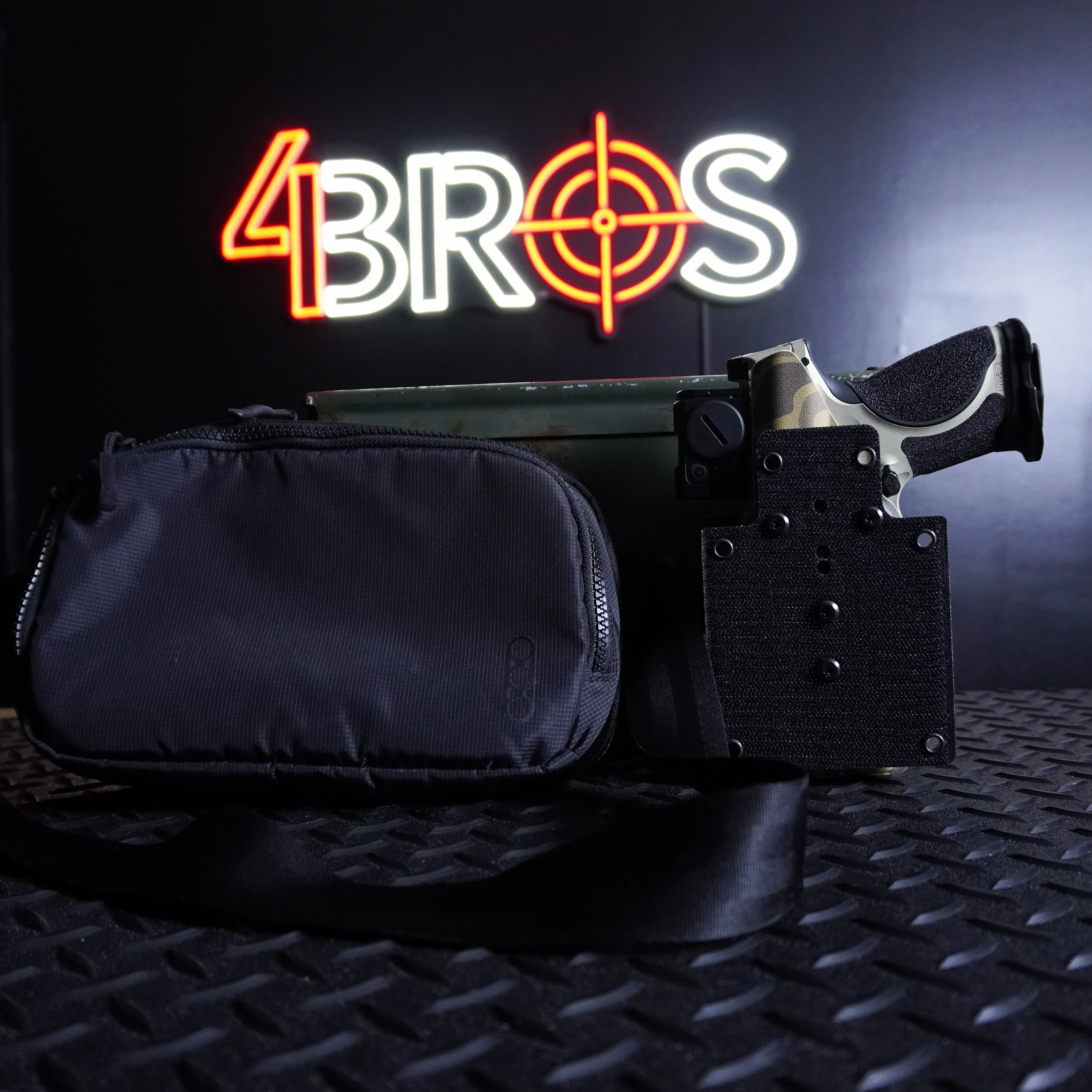 4BROS Hook & Loop Holster Mount for Backpacks & Sling Bags - Image 10