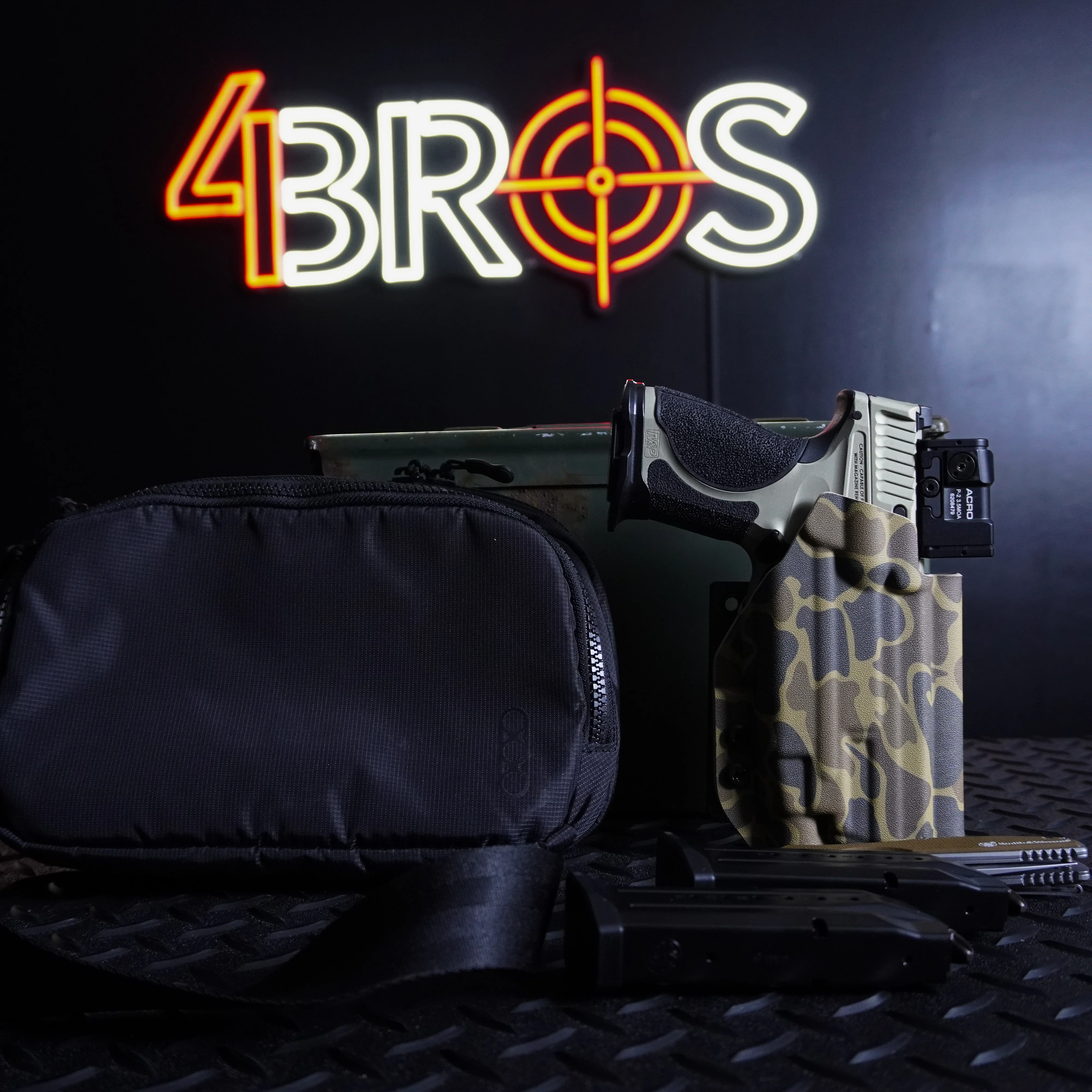 4BROS Hook & Loop Holster Mount for Backpacks & Sling Bags - Image 6