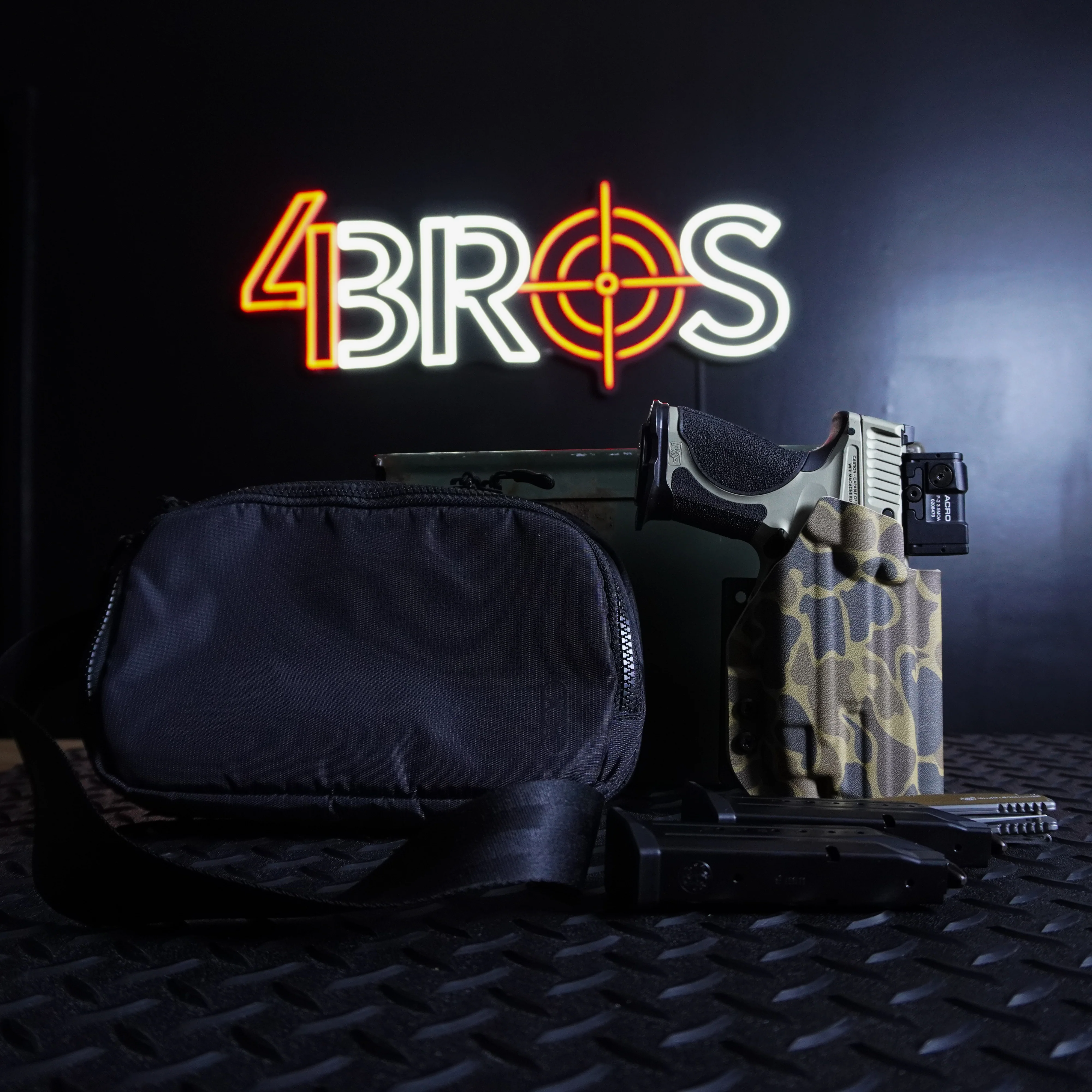 4BROS Hook & Loop Holster Mount for Backpacks & Sling Bags - Image 8