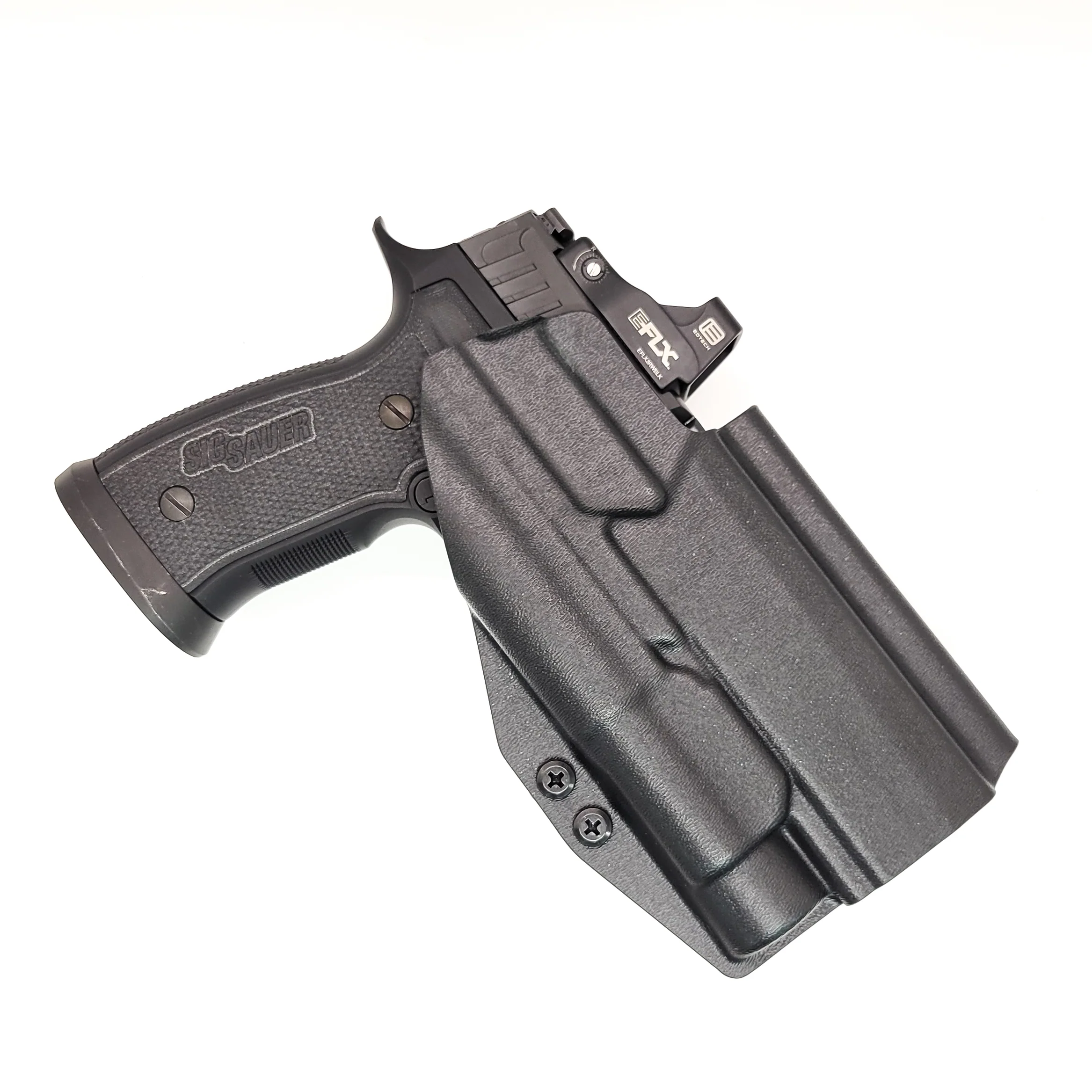 Sig Sauer P320 AXG with TLR-1 HL & Align Tactical Thumb Rest OWB Holster - Image 3