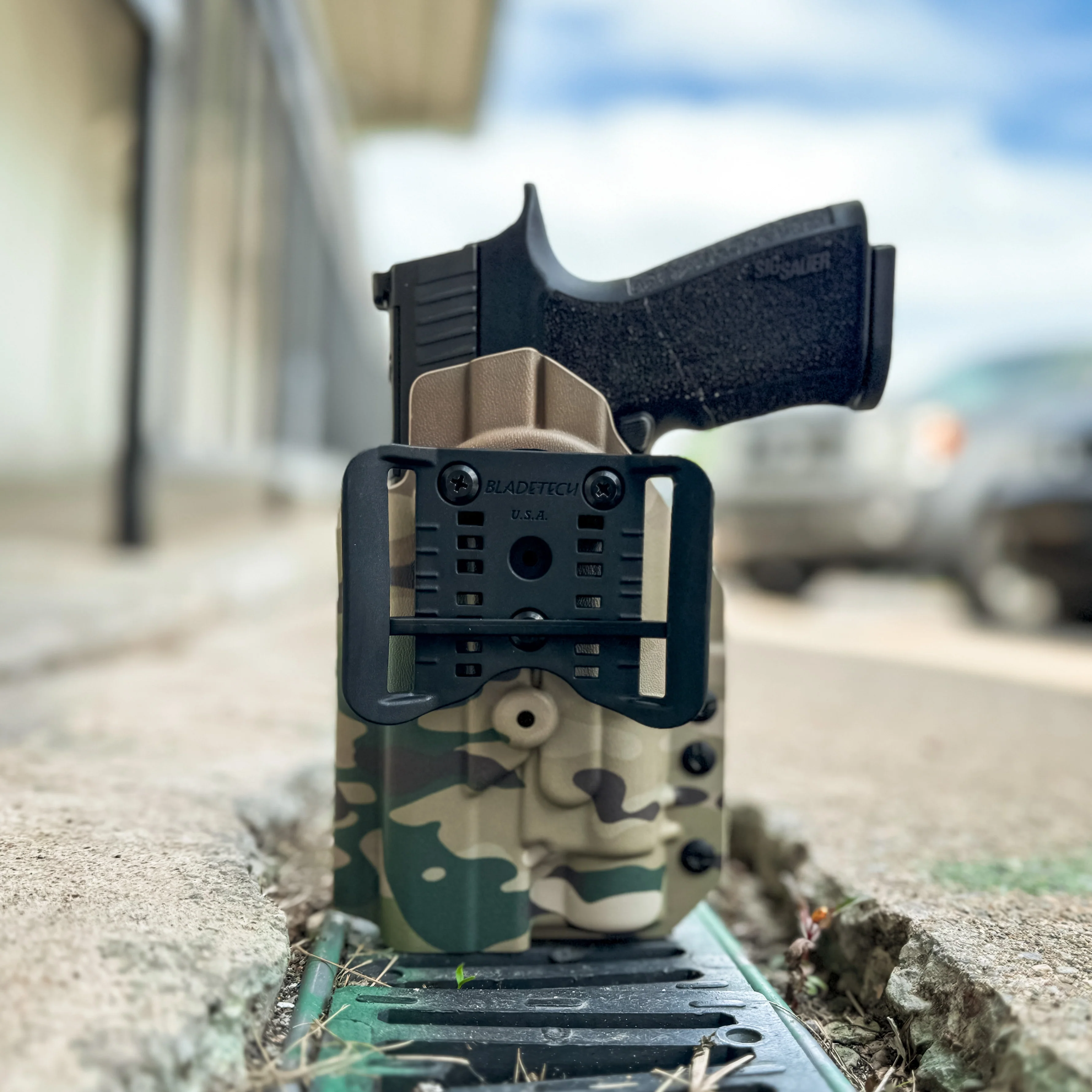 Sig Sauer P320-XTEN COMP with TLR-1 HL OWB Holster - Image 12