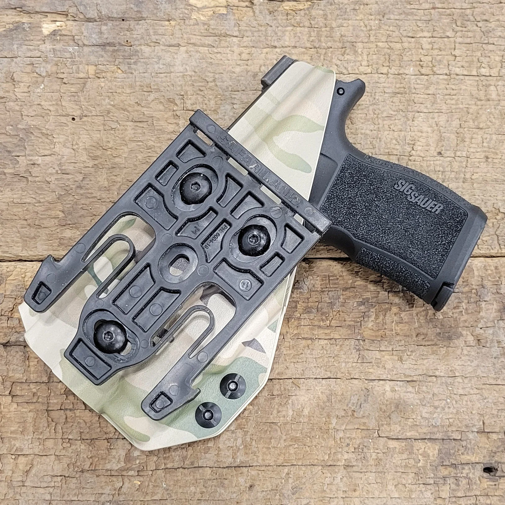 Sig Sauer P365 & P365XL Pro Ledge Tactical Application Rail & TLR-7 Sub OWB Holster - Image 10