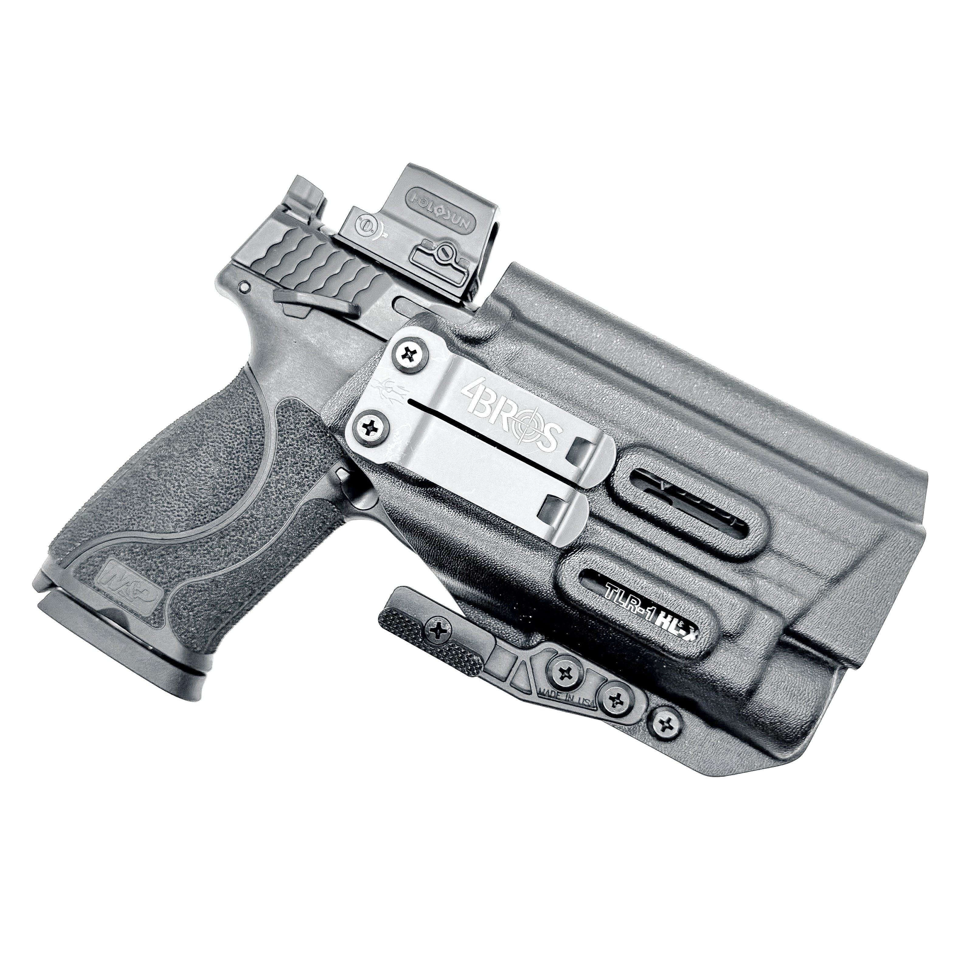 Smith & Wesson M&P 4.6" 10MM M2.0 & TLR-1 HL-X IWB Holster - Image 3