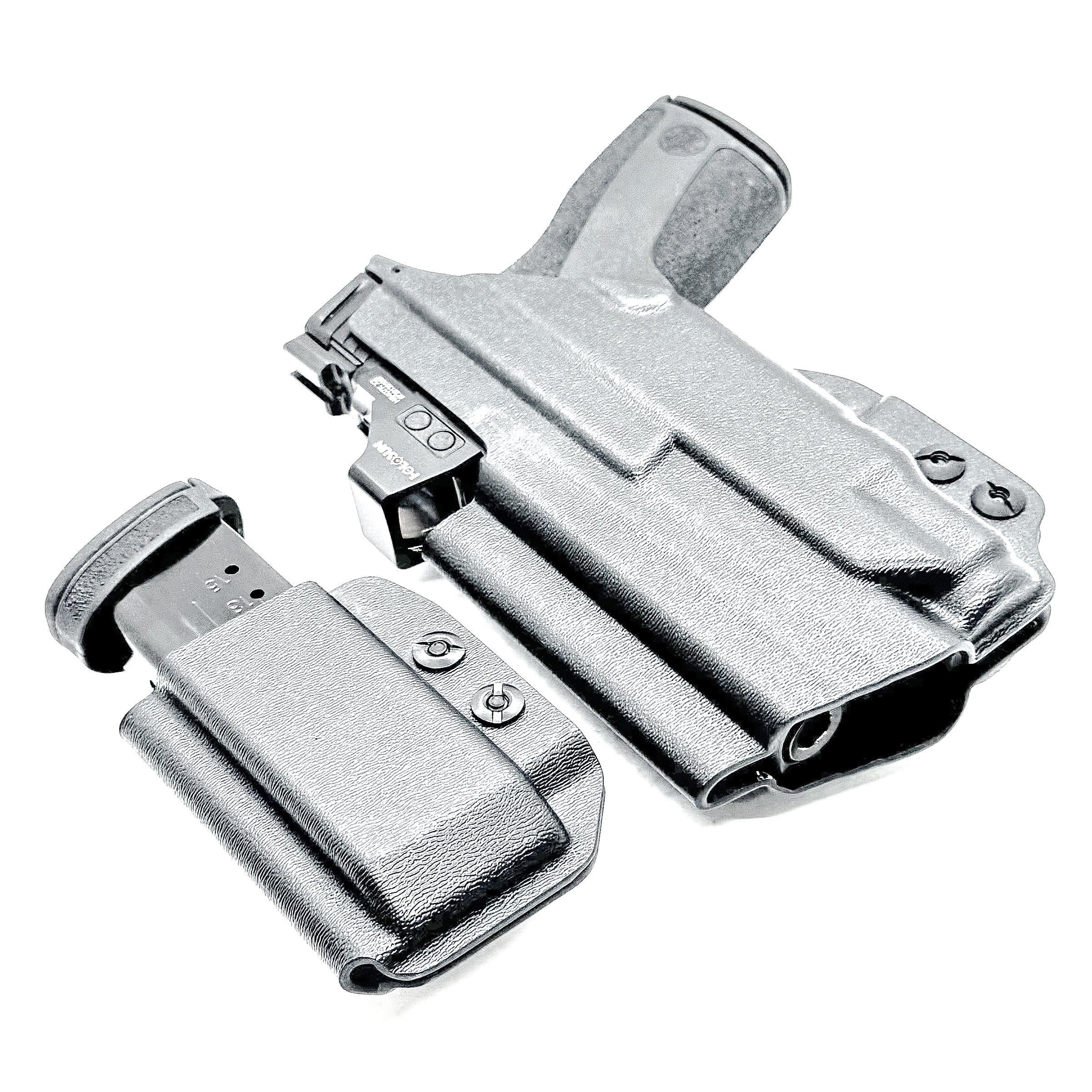Smith & Wesson M&P Shield X & TLR-7 Sub IWB Holster with Magazine Carrier Combo - Image 7