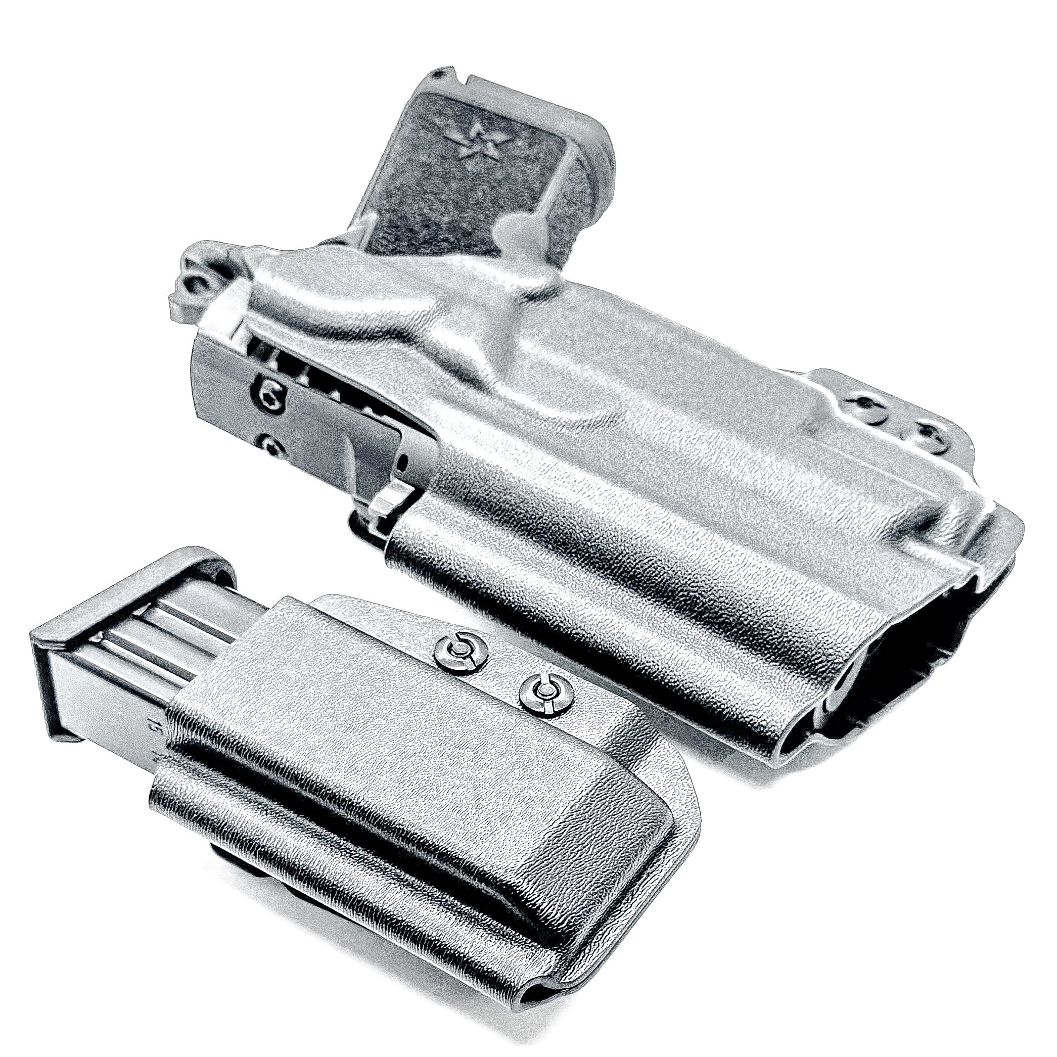 Staccato HD C3.6 & Surefire XC3 IWB Holster with Magazine Carrier Combo - Image 7