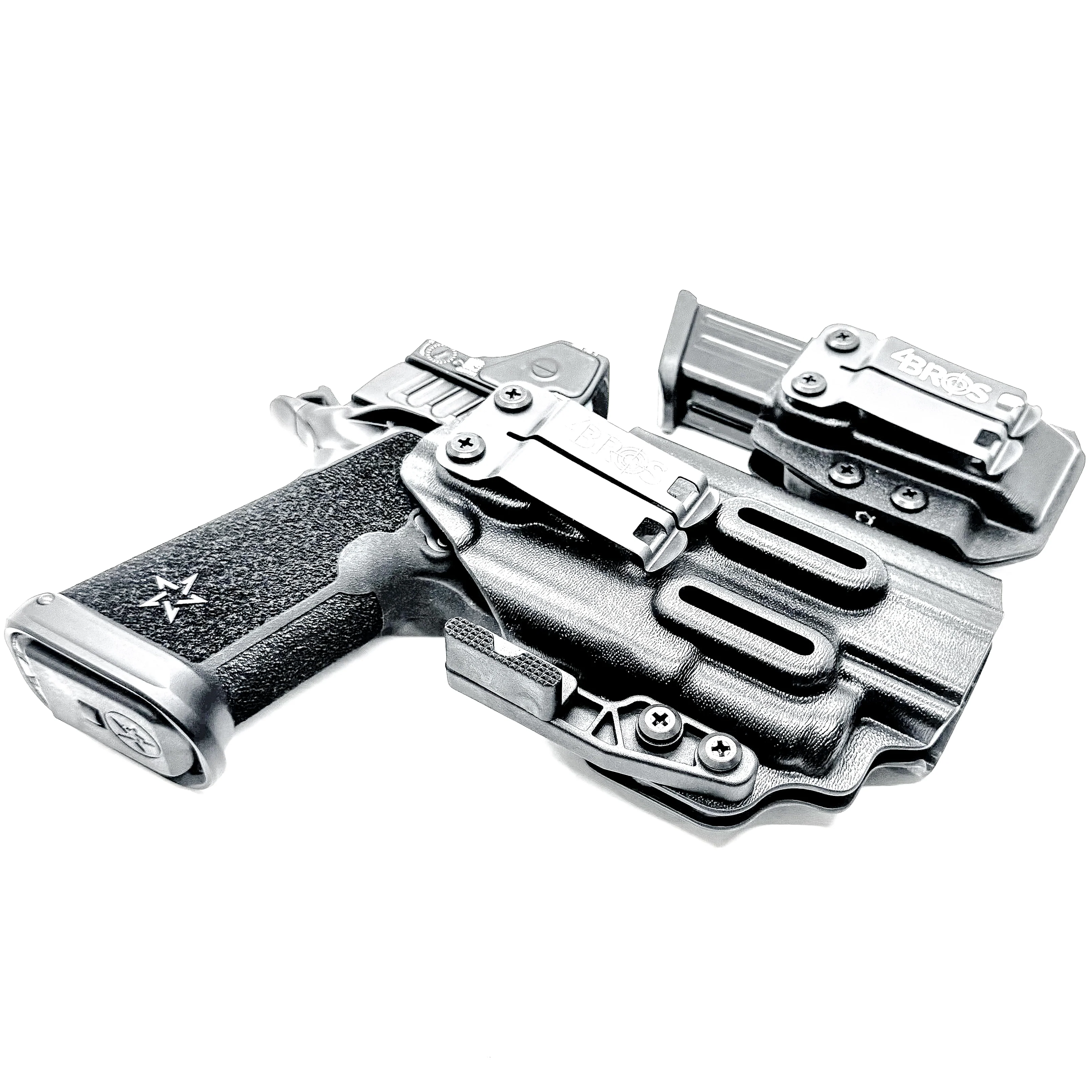 Staccato HD P4.5 & Surefire XC3 IWB Holster with Magazine Carrier Combo - Image 3